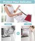 GOGOODA 3 Pack Medium Mesh Wash Bags for Delicates, 12 x 16 inches, Travel Laundry Bag for Hosiery, Blouse