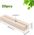 OLYCRAFT 20pcs Wood Place Card Holders for Wedding Party Events Decoration, Table Number Stand Mini Blackboard