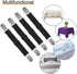 4Pcs Adjustable Bed Sheet Straps Clips, Elastic Mattress Sheet Fasteners Holder for Sofa, Couch, Table Cloth