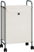 STORAGE MANIAC Rolling Laundry Hamper, Laundry Basket with Lockable Wheels, Clothes Sorter