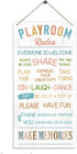 QTGTIR Decorative Wooden Sign, Modern Playroom Decor, 30" x 15", Funny Theme, Wall