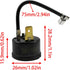 '-1/6 HP (125W) Round Freezers Compressor Overload Protector, Refrigerator Compressor Protector 1PCS