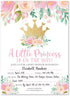 Hadley Designs 25 Girl Baby Shower Invitations - Princess Theme Baby Shower Invitations, Baby Sprinkle Invitations