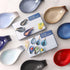 Nihow 4 Inch Ceramic Spoon Rest, Heat Resistant Utensil Holder for Kitchen Counter, Dishwasher Safe, Elegant Blue