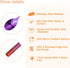 uxcell Long Handle Stainless Steel Mixing Spoon, Purple Bartender Cocktail Stirring Spoon, 300mm/11.81" Bar Spoon