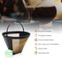 Reusable Coffee Filter for Ninja Dual Brew Coffee Maker, 3 Pack K Cup Pods and 2 Pack Filter for Ninja CFP301