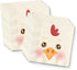 Chicken Birthday Party Supplies Set, Tableware Kit for 16, Plates, Napkins, Cups