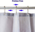 Shower Curtain Hooks Rings, 12PCS Chrome Stainless Steel Rust Resistant for Bathroom Decorations