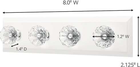 Command Crystal Knob Jewelry and Scarf Rack, Holds up to 2 lb, 2 Scarf Organizers with 8 Command Strips for Bedroom