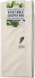 Extra Large Certified Organic Cotton Vegetable Crisper Bags, Reusable, Eco-Friendly, Made in USA