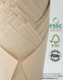 Nordic 75GSM Paper 200pcs Natural Tulip Cupcake Liners for Baking Cups, Unbleached EU Parchment