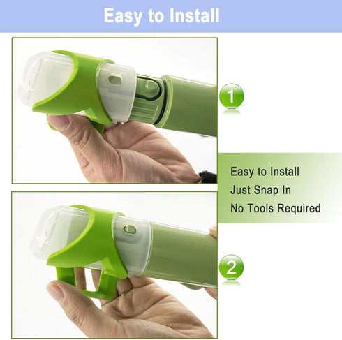 1400B Little Green Tough Stain Brush Tool for Bissell Carpet Cleaners, Green Replacement Brush and Hose Tools