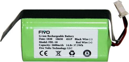 Replacement Battery for Amarey A800 A900, iMartine C800, Tesvor X500 Pro, and More - 14.4v 2600mAh