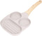Egg Frying Pan, Nonstick Grill Pan, Aluminum Alloy Divided Frying Pan, 3 Cup, Heat Resistant Handle