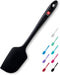 DI ORO Silicone Spatula, 600°F Heat-Resistant Rubber Kitchen Utensil, Black, Dishwasher Safe