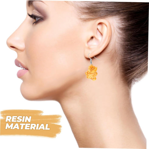 20Pcs Artificial Popcorn Resin Decoration, Popcorn Garland Model Set for DIY Earring Bracelet Necklace Accessory