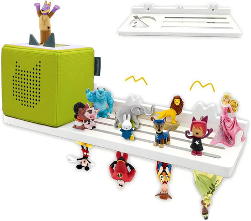 Tonie Shelf - Wooden Shelf for Tonies Storage, Floating Shelves for Tonie