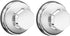 Set of 2 SANNO Powerful Vacuum Suction Cups for Shower Caddy, Soap Dish, Double Hooks