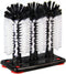 Water Bottle Cleaning Brush, Glass Cup Washer with Suction Base, 3 Head Bristle Brush for Kitchen Tools