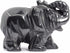 Justinstones 2 Inch Carved Natural Hematite Gemstone Elephant Healing Guardian Statue Figurine Crafts
