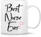 Retreez Funny Mug - Best Nurse Ever, 11 Oz Ceramic Coffee Mug, Funny Graduation Birthday Gift