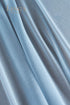 Ling's Moment 14Ft Dusty Blue Sheer Chiffon Table Runner with Silver Sparkle for Rustic Boho Wedding Party Decorations