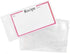 Clear Vinyl Recipe Protectors, 4 x 6 Inch, Set of 48 Sheets Recipe Refill Pages Card Covers (Cards Not Included)
