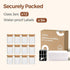6 oz 12Pack, Set, ComSaf Spice Jars with Labels Small Spice Containers Starter Glass Seasoning Jars with Lids, Square