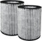 Nispira 2-in-1 AM-1A HEPA with Activated Carbon Filter Replacement for The Three Musketeers III M Mini Portable Air