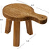Rustic Fir Wood Pedestal Stand