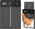 Automatic Chicken Coop Door, Battery Powered Electric Chicken Coop Door with Smart