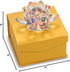 OwnMy Sparkle Crystal Lotus Flower Hue Reflection Feng Shui Home Decor with Gift Box (4 Inch/100MM Rainbow)