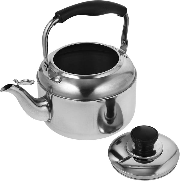 Alipis Stovetop Tea Kettle, 1.5L Stainless Steel Whistling Water Kettle with Cool Handle for Home, Kitchen, Cafe