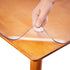 Bobetter Clear Plastic Protector Wood Furniture Table Topper Protective Cover Dining Living Room