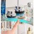 Counter (2 CESTATIVO Corner Bathroom Organizer, Vanity Trays for Bathroom, Skincare Makeup Organizer Shelf, Shelf