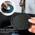 Angardy Homeware Set 6 Silicone Coasters of with Gold Holder - Smart and Modern Design That Holds Your Drinks