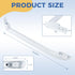AMI PARTS 5304486359 5304506469 Refrigerator Door Handle (Left) Fit for Fri-gidaire Refrigerator Replace 242059501 242059504 5304504507 4392806 AP6036330 PS11731975 EAP11731975