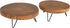 Creative Co-Op Decorative Paulownia Wood Pedestal, Dark Brown