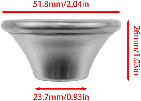 2PCS Enamelled Cast Iron Cookware Knobs, Pot Lid Knobs for Crucible Handles