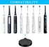 LUEXBOX 2Pack 3/4/5/6, 500/1000/2500/3000/5000/7000/7500, 6000/8000 Black Electric Toothbrush Holder for Bathroom