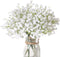 Veryhome 10PCS Fake Babys Breath Flowers - Artificial White Gypsophila for DIY Floral Bouquets