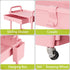 Sorgion 3 Tier Rolling Cart Organizer,Laundry Room Bathroom Organizers and Storage Office Shelves Mobile Shelving Unit