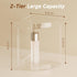 Counter Countertop 2 Bathroom Organizer Tier Storage Acrylic Corner Makeup Organizer for Makeup, Perfume, Vanity, Spice