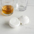 True Zoo Baseball Ice Mold, Silicone Ice Sphere Maker, Set of 1, White, Dishwasher Safe