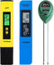 VIVOSUN Digital pH Meter, 3-in-1 TDS/EC/Temperature Meter, 3-in-1 Soil Moisture/pH/Light Tester Combo