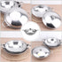 UPKOCH Stainless Steel Hot Pot Pan, 22cm Metal Shabu Shabu Hot Pot with Lid and Handle