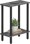 TUTOTAK Small Side Table, Narrow End Table, Skinny Sofa Table, Slim Nightstand,