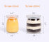 5.3oz 7 OZ Pack-of-4Pcs (5.3, 8, MGJS5-7) Thymart / Mini Glass Jar with Lid for Pudding, Yogurt, Caviar, Herb, Jelly