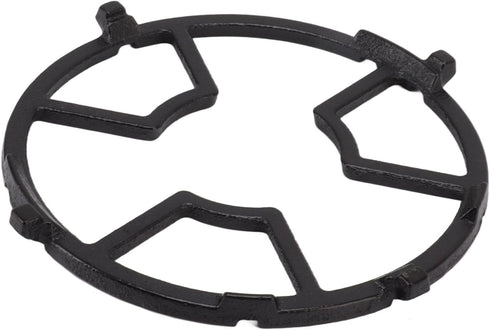 Cast Iron Wok, Non Slip Black Cast Iron Stove Rack for Frying Pans, Craft Pans, Carbon Steel Pans