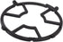 Cast Iron Wok, Non Slip Black Cast Iron Stove Rack for Frying Pans, Craft Pans, Carbon Steel Pans